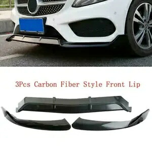 カーボンスタイルフロントバンパーリップスプリッタースポイラーベンツ C クラス W205 スポーツ 15-18 Carbon Style Front Bumper Lip Splitter Spoiler For Benz C Class W205 Sport 15-18 【並行輸入品】 48,840円