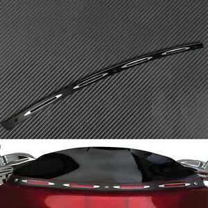 ハーレーツーリングエレクトラグライド1996-2013用ステンレスフェアリングフロントガラストリム Stainless Fairing Windshield Trim For Harley Touring Electra Glide 1996-2013 【並行輸入品】