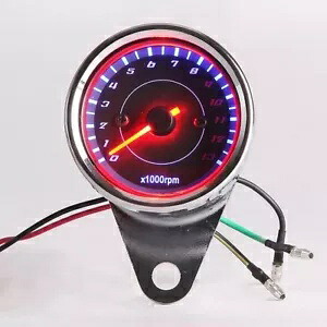オートバイ LED バックライト タコメーター スピードメーター タコゲージ Motorcycle LED Back-Light Tachometer Speedometer Tacho Gauge 【並行輸入品】