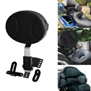 プラグインドライバーライダーシートバックレストバックレストハーレー 97-16 ロード/ストリートグライド用 Plug In Driver Rider Seat Backrest Back Rest For Harley 97-16 Road/Street Glide 【並行輸入品】