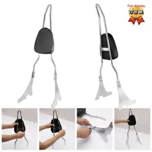 クローム シーシーバー バックレスト クッションパッド付き ハーレー スポーツスター XL 883 1200 US用 Chrome Sissy Bar Backrest With Cushion Pad For Harley Sportster XL 883 1200 US 【並行輸入品】