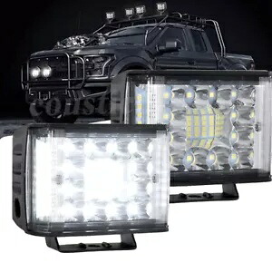 サイドシューター LED ポッド 4 インチ 88LED スポットライト + DRL コンボ トラック ピックアップ UTV ATV SUV 用 Side Shooter LED Pods 4in 88LED Spotlight+DRL Combo for Truck Pickup UTV ATV SUV 【並行輸入品】