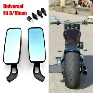 ヤマハ ロードスター ウォリアー ミッドナイト XV1600 XV1700 用長方形バックミラー Rectangle Rearview Mirrors for Yamaha Road Star Warrior Midnight XV1600 XV1700 【並行輸入品】