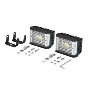 アップグレード 4 インチワークスポットフラッドドライビングフォグポッド LED ライトバーキューブサイドシューター Upgrade 4inch Work Spot Flood Driving Fog Pods LED Light Bar Cube Side Shooter 【並行輸入品】 38,610円