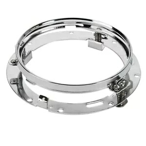 7 インチ ラウンド LED ヘッドライト取り付けブラケット リング アダプター 車 オートバイ 米国用 7'' inch Round LED Headlight Mounting Bracket Ring Adapter for Car Motorcycle US 【並行輸入品】
