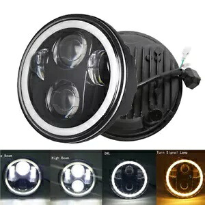5-3/4インチ 5.75 ドット LED ヘッドライト DRL ビーム ハーレー スポーツスター 883 1000 1100 1200XL用 5-3/4\
