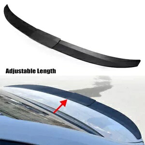 調整可能なリアトランクスポイラーリップウィングブラック車セダンユニバーサル Adjustable Rear Trunk Spoiler Lip Wing Black For Car Sedan Universal 【並行輸入品】