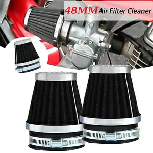 2x エアインテークフィルターポッドクリーナー 48mm 洗えるホンダオートバイナイトホーク CB750 2x Air Intake Filter Pod Cleaner 48mm Washable Honda Motorcycle Nighthawk CB750 【並行輸入品】