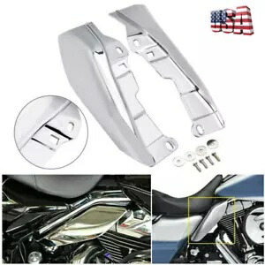 ハーレーダビッドソンツーリングエレクトラグライドストリート用クロームミッドフレームエアディフレクター Chrome Mid Frame Air Deflector for Harley Davidson Touring Electra Glide Street 【並行輸入品】