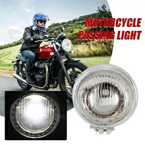 パッシングフォグスポットライトランプホワイト LED エンジェルアイハーレーダイナグライド米国 Passing Fog Spot Light Lamp White LED Angel Eye For Harley Dyna Glide US 【並行輸入品】