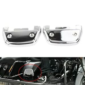 助手席フットボードフロアボードカバーハーレーツーリングロードグライドクロームペア用 Passenger Footboard Floorboard Covers For Harley Touring Road Glide Chrome pair 【並行輸入品】