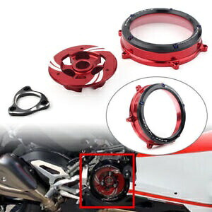 Ducati Panigale 1299 1199 959 RS 12 - 20 クリアクラッチカバープロテクターガードに適合 Fit Ducati Panigale 1299 1199 959 R S 12 - 20 Clear Clutch Cover Protector Guard 【並行輸入品】 43,615円