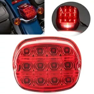 ハーレーエレクトラグライドファットボーイウルトラリミテッドダイナレンズ LED ブレーキテールライトレッド For Harley Electra Glide Fatboy Ultra Limited Dyna Lens LED Brake Tail Light Red 【並行輸入品】