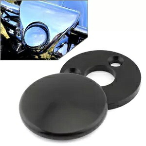 フォーク ロック カバー キャップ ブラック アルミニウム フィット ハーレー ロードキング 1994+ オートバイ Fork Lock Cover Cap Black Aluminum Fit Harley Road King 1994+ Motorcycle 【並行輸入品】