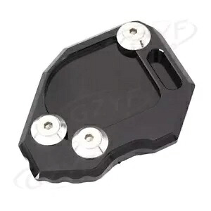 BMW F800GS 2008 - 2014 キックスタンド サイドスタンド プレート 拡大パッド BLK に適合 Fit BMW F800GS 2008 - 2014 Kickstand Side Stand Plate Enlarger Pad BLK 【並行輸入品】