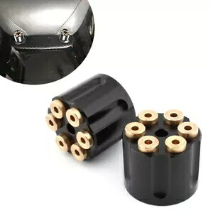 リアシートボルトフェンダーネジナット 6mm ハーレーブレイクアウトロードグライド CVO ブラック 2 個に適合 Rear Seat Bolt Fender Screw Nut 6mm Fit Harley Breakout Road Glide CVO Black 2pc 【並行輸入品】