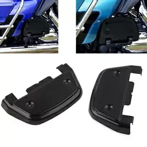 ハーレーツーリングロードグライドパッセンジャーフットボードフロアボードカバーブラックペア用 For Harley Touring Road Glide Passenger Footboard Floorboard Covers Black Pair 【並行輸入品】