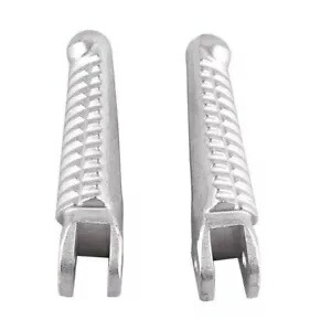Rider フロントフットペグ フットレストセット シルバー Ducati 848 1098 1198 2008 - 2013用 Rider Front Foot Pegs Footrests Set Silver fOR Ducati 848 1098 1198 2008 - 2013 【並行輸入品】