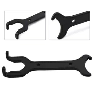 ハーレーソフテイル XG750 1984-19 リアショック調整スパナツールレンチ黒 For Harley Softail XG750 1984-19 Rear Shock Adjustment Spanner Tool Wrench Black 【並行輸入品】