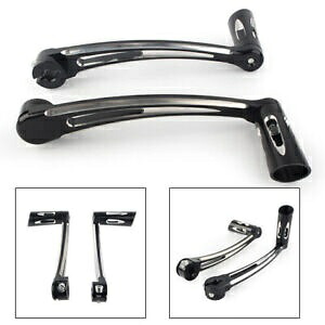 ハーレーツーリング FLH/T 1997 - 16 CNC カットヒールトゥシフトレバー シフターペグ付き for Harley Touring FLH/T 1997 - 16 CNC Cut Heel Toe Shift Lever W/ Shifter Pegs 【並行輸入品】