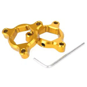 ホンダ CRF1000L アフティカ ツイン CNC サスペンション フォーク プリロード アジャスター ABS DCT GLD に適合 Fit Honda CRF1000L Aftica Twin CNC Suspension Fork Preload Adjusters ABS DCT GLD 【並行輸入品】
