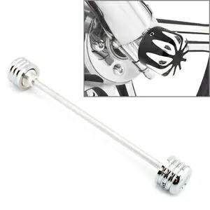 1xフロントアクスルナットカバーキャップ取り付けキットハーレーダビッドソンバイクGアルミニウム用 1xFront Axle Nut Cover Cap Installation Kit For Harley Davidson Bike G Aluminum 【並行輸入品】