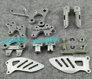 スズキ 2005-2011 GSXR 1000 K5 フロントライダーフットレストフットペグブラケットモーターに適合 fit SUZUKI 2005-2011 GSXR 1000 K5 Front Rider Footrest Foot Pegs Brackets motor 【並行輸入品】