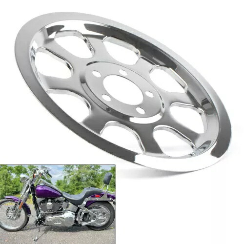 アウタープーリーカバー 70 歯 ハーレーダビッドソン FXST FLST オートバイクローム Outer Pulley Cover 70 Tooth For Harley Davidson FXST FLST Motorcycle Chrome 【並行輸入品】