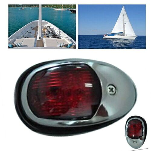 ボートナビゲーション NAV ライトマリンヨット信号 LED 赤電球ランプ防水 Boat Navigation NAV Light Marine Yacht Signal LED Red Bulb Lamp Waterproof 【並行輸入品】