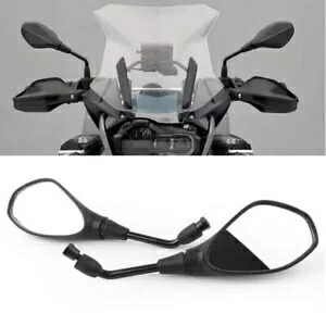 バックミラー リアビュー サイドミラー 10mm オートバイ バイク ブラック ユニバーサル ペア Rearview Rear View Side Mirror 10mm Motorcycle Motorbike Black Universal pair 【並行輸入品】