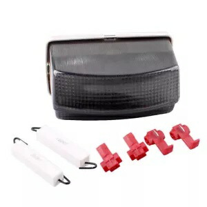 LED リアランプブレーキストップテールライトヤマハ FZR1000 1991-95 煙オートバイ LED Rear Lamp Brake Stop Tail Light For YAMAHA FZR1000 1991-95 Smoke Motorcycle 【並行輸入品】