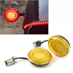 1157 弾丸スタイル LED フロント ターン シグナル ライト ランプ ハーレー ダイナ スポーツスター用 1157 Bullet Style LED Front Turn Signal Light Lamp For Harley Dyna Sportster 【並行輸入品】