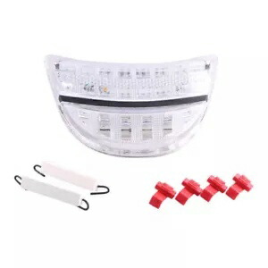 ホンダ CBR954RR 2002 - 2004 LED テールランプ テールライト ランニングライト クリアレンズに適合 Fit HONDA CBR954RR 2002 - 2004 LED Tail Lamp Taillight Running Light Clear Lens 【並行輸入品】