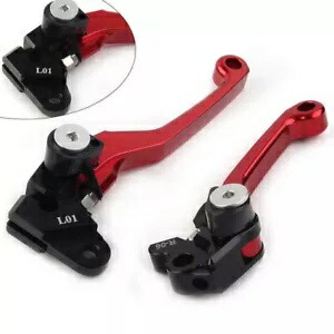 ホンダ CRF125R CRF150R 97-21 CRF250R/450R 02-03 ピボット ブレーキ クラッチ レバー レッド Fit HONDA CRF125R CRF150R 97-21 CRF250R/450R 02-03 Pivot Brake Clutch Levers RED 【並行輸入品】