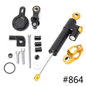 ヤマハ YZF R1 1998-2001 ステアリングダンパースタビライザー取付ブラケットキット b + d for Yamaha YZF R1 1998-2001 Steering Damper Stabilizer Mounting Bracket Kits b+d 【並行輸入品】