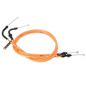 スズキ GSXR600/GSXR750 2006-10 アクセルライン スロットルケーブル ワイヤー オレンジ Fit Suzuki GSXR600/GSXR750 2006-10 Accelerator Line Throttle Cables Wires Orange 【並行輸入品】