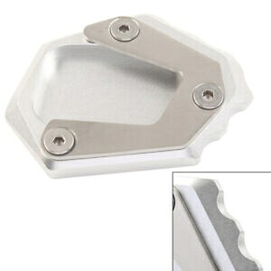 ホンダ CB650R 2019-23 キックスタンドサイドスタンド引伸フットサポートプレートシルバー For Honda CB650R 2019-23 Kickstand Side Stand Enlarger Foot Support Plate Silver 【並行輸入品】