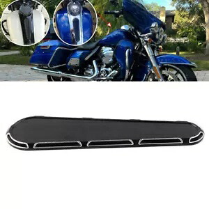 ハーレー エレクトラ ストリート グライド CVO ウルトラ クラシック FLHT ダッシュ インサート カバー ブラックに適合 Fit Harley Electra Street Glide CVO Ultra Classic FLHT Dash Insert Cover Black 【並行輸入品】