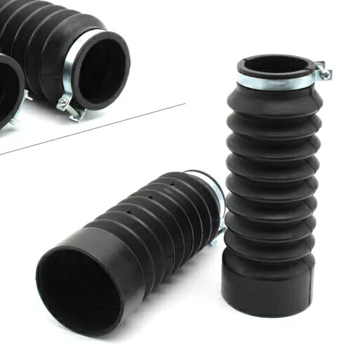フロントフォークダストカバーゲートルブーツ A96-38018 ゴム T100 ヒンクリー 2001-2013 Front Fork Dust Cover Gaiters Boots A96-38018 Rubber For T100 Hinkley 2001-2013 【並行輸入品】