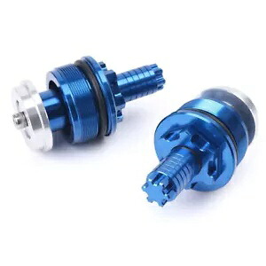 ヤマハ YZF-R25/R3 CNC プリロードアジャスターフォークボルトオートバイブルー For Yamaha YZF-R25/R3 CNC Preload Adjusters Fork Bolts Motorcycle BLUE 【並行輸入品】