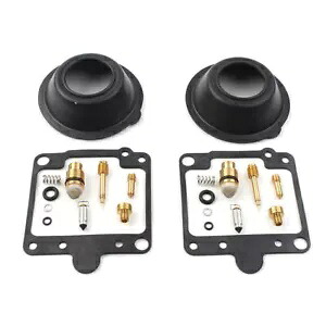 キャブレターリビルドキット XV750 ビラーゴ 750 プランジャーダイヤフラム 2 セットに適合 Carburetor Rebuild Kit Fit XV750 Virago 750 Plunger Diaphragm 2 Sets 【並行輸入品】