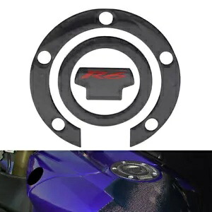 ヤマハ YZF R6 2006-2017 燃料キャップカバーゲルプロテクターパッドカーボンファイバールック For Yamaha YZF R6 2006-2017 Fuel Cap Cover Gel Protector Pad Carbon Fiber Look 【並行輸入品】