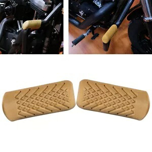 エンジン ガード ロード クラッシュ バー 脚 膝 プロテクター カバー ブラウン ハーレー ヤマハに適合 Engine Guards Road Crash Bars Legs Knee Protector Cover Brown Fit Harley Yamaha 【並行輸入品】
