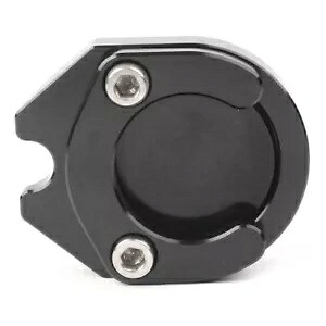 ヤマハ XMAX 125 400 NVX155 NMAX125 フットサイドスタンドプレート引き伸ばしパッド黒 For Yamaha XMAX 125 400 NVX155 NMAX125 Foot Side Stand Plate Enlarger Pad BLACK 【並行輸入品】