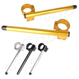 52 ミリメートルフォーククリップオンハンドルバーハンドルバー 3 色ユニバーサルバイク新 52mm Fork Clip On ons Handle Bars Handlebar 3 Colors Universal Motortcycle New 【並行輸入品】