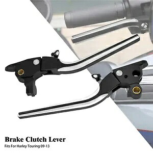 ブラック ブレーキ クラッチ レバー ハーレー ツーリング ストリート エレクトラ ロード グライド 09-13 に適合 Black Brake Clutch Levers Fit For Harley Touring Street Electra Road Glide 09-13 【並行輸入品】