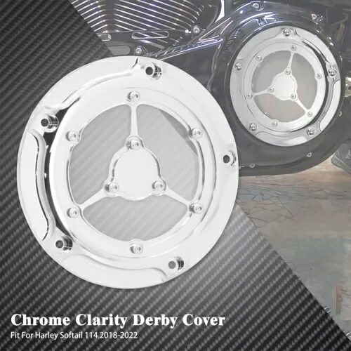 1 pc クロームダービーカバーハーレーソフテイルブレイクアウトローライダー 114 2019-2023 に適合 1 pc Chrome Derby Cover Fit For Harley Softail Breakout Low Rider 114 2019-2023 【並行輸入品】