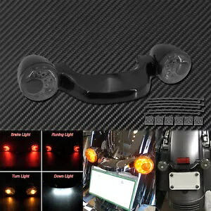 LED ブレーキライト ターンシグナルバー グロスブラック ツーリングロードグライド 2010-2021 に適合 LED Brake Light Turn Signal Bar Gloss Black Fit For Touring Road Glide 2010-2021 【並行輸入品】