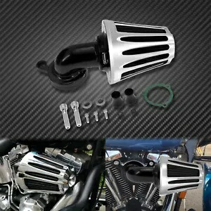 吸盤クロームエアクリーナーエアフィルターグレーエレメントフィットハーレーツーリングトライク用 Sucker Chrome Air Cleaner Air Filter Gray Element Fit For Harley Touring Trike 【並行輸入品】