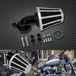 クロームストライプ吸盤エアクリーナーグレーエアフィルターハーレーダイナ FLD 00-17 に適合 Chrome Stripe Sucker Air Cleaner Gray Air Filter Fit For Harley Dyna FLD 00-17 【並行輸入品】
